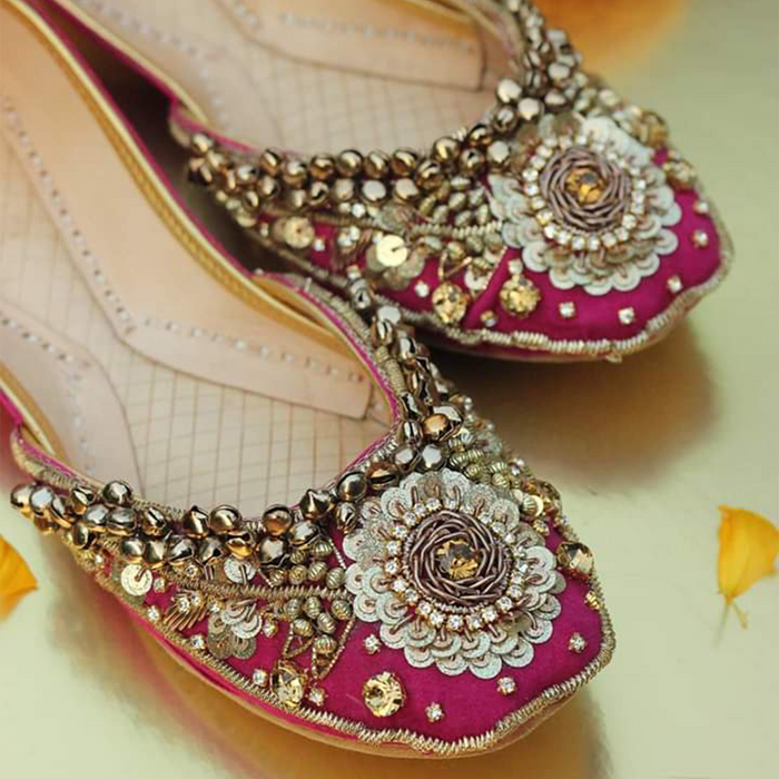 Pink Women Fancy Khussa