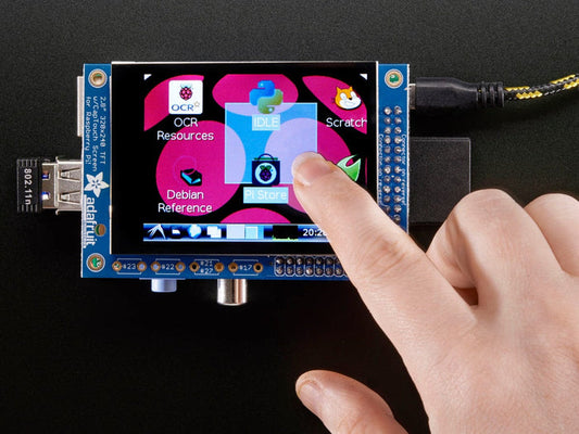 PiTFT 2.8" TFT 320x240 + Capacitive Touchscreen for Raspberry Pi [Discontinued] by Adafruit - The Pi Hut