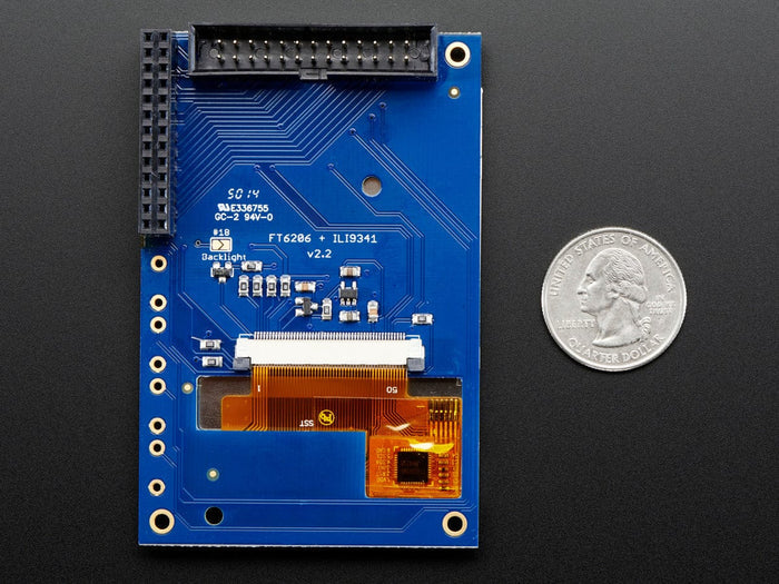 PiTFT 2.8" TFT 320x240 + Capacitive Touchscreen for Raspberry Pi [Discontinued] by Adafruit - The Pi Hut