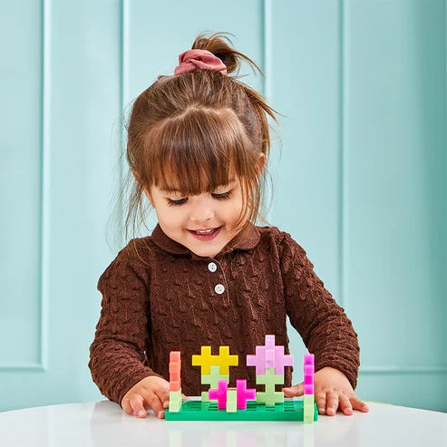 Plus Plus BIG Activity Set Flowers - 40 Piece Building Set