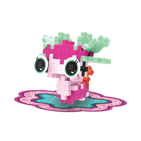 Plus Plus Pet Packet - Adoring Axolotl - 30 Piece Building Set