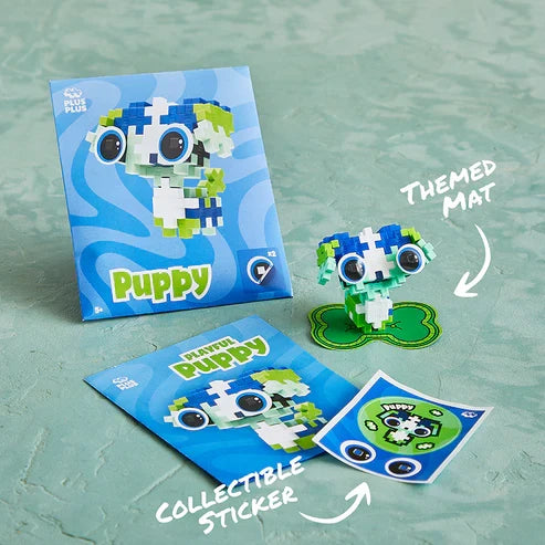 Plus Plus Pet Packet - Playful Puppy - 30 Piece Building Set