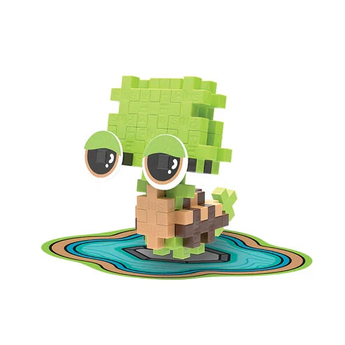 Plus Plus Pet Packet - Tired Turtle - 30 Piece Building Set
