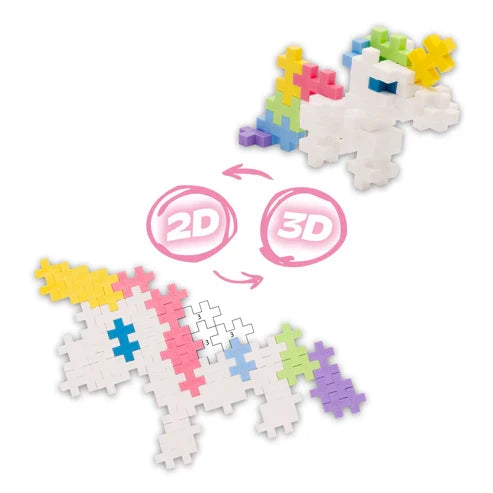 Plus Plus Puzzle By Number Activity Pad - Fairytale - 125 Piece