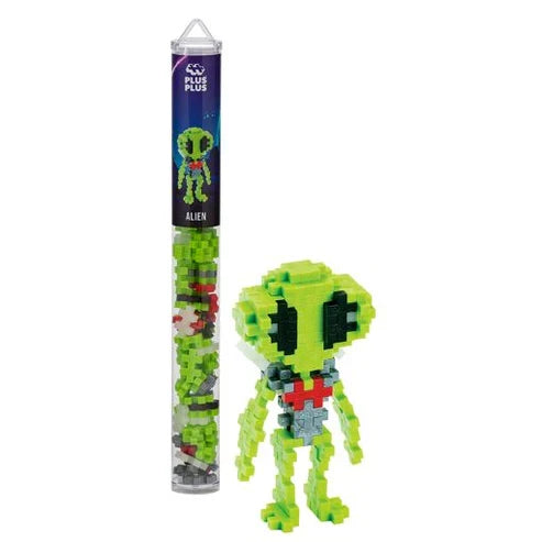 Plus Plus Tube Alien - 70 Piece Building Set