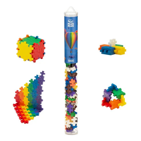 Plus Plus Tube Basic Mix - 70 Piece Building Set