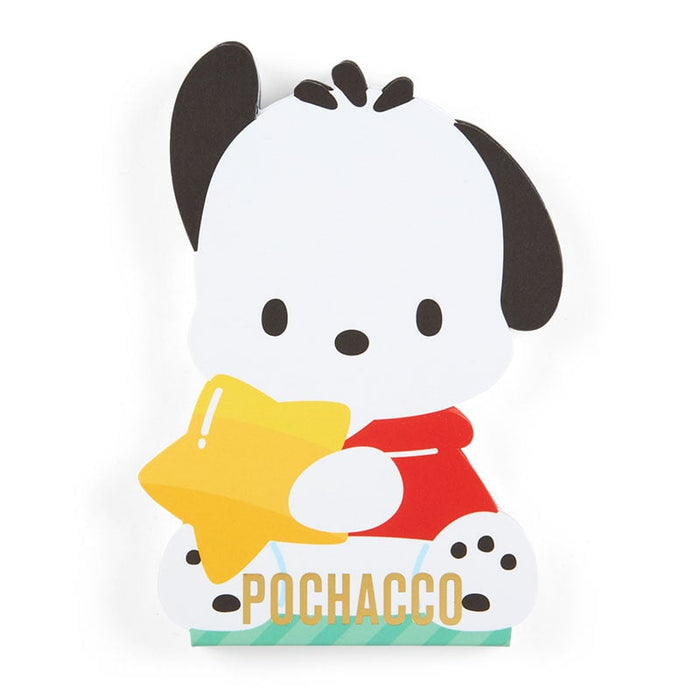 Pochacco Die-cut Memo Pad (Expressions) Stationery Japan Original