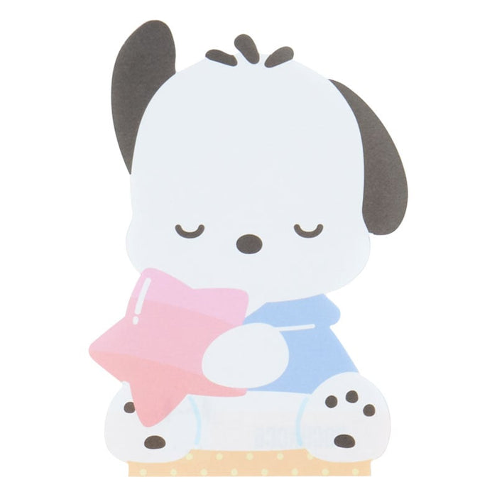 Pochacco Die-cut Memo Pad (Expressions) Stationery Japan Original