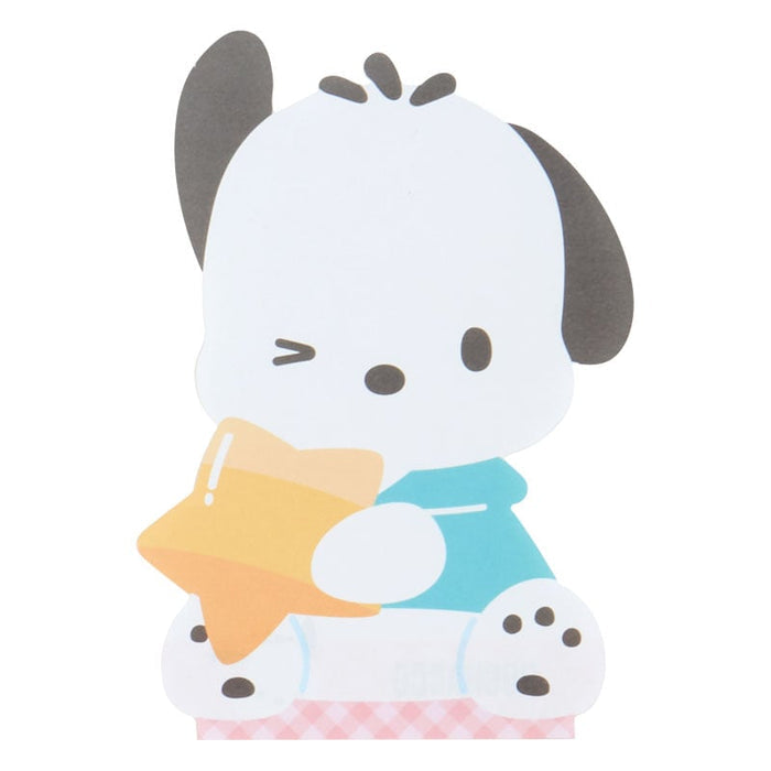 Pochacco Die-cut Memo Pad (Expressions) Stationery Japan Original