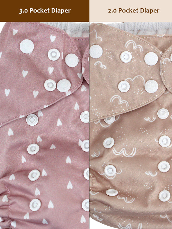 Pocket Diaper 3.0 - K3PSD60314P - Suede Cloth Lining
