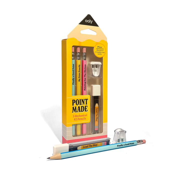 Point Made Mechanical Graphite Pencils – Set of 3