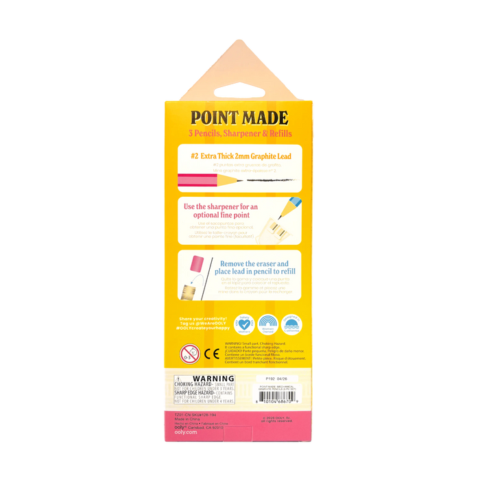 Point Made Mechanical Graphite Pencils – Set of 3