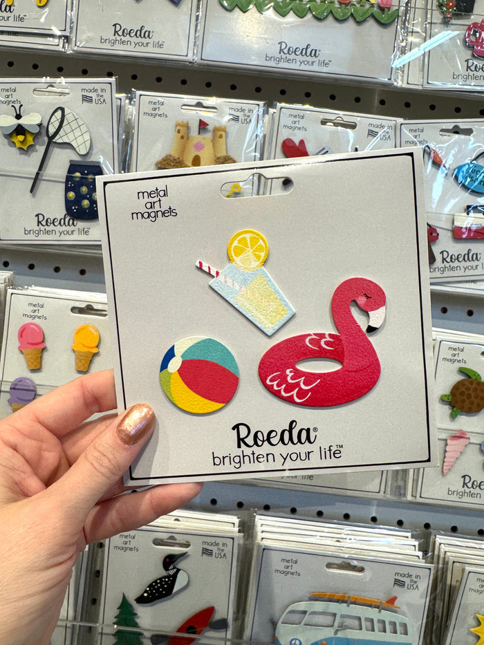 Poolside Fun Magnets S/3