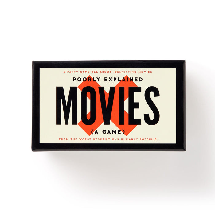 Poorly Explained Movies Game Card Games Brass Monkey