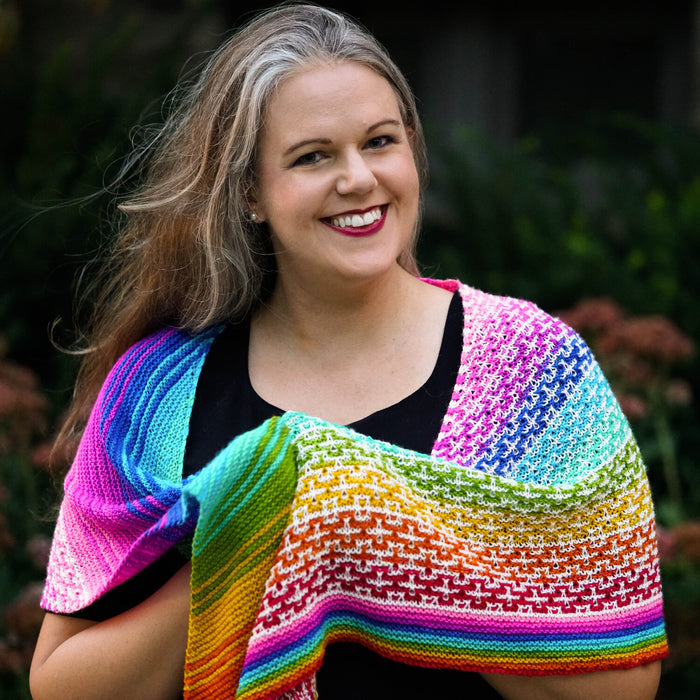 Positive Thinking Shawl by Paper Daisy Creations, Lisa Ross - KIT