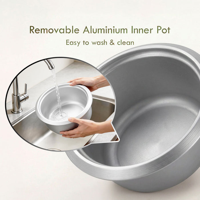 PowerPac 1L Rice Cooker with Aluminium Inner Pot (PPRC4) Green