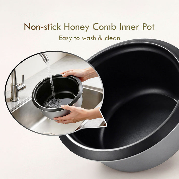 PowerPac 1L Rice Cooker with Steamer (PPRC64)