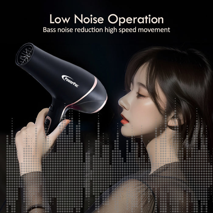 PowerPac DC High Speed Hair Dryer with cool air, Professional Hair Dryer, 2300W (PPH9030A)