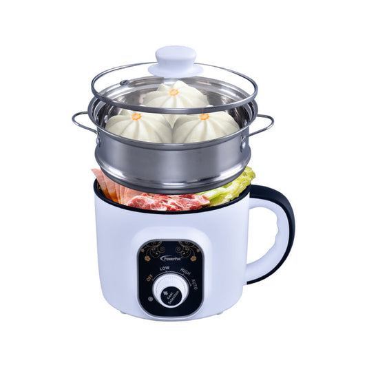 PowerPac Steamboat Multi Cooker 1.5L Non-stick cooker with Food Steamer (PPJ2020)