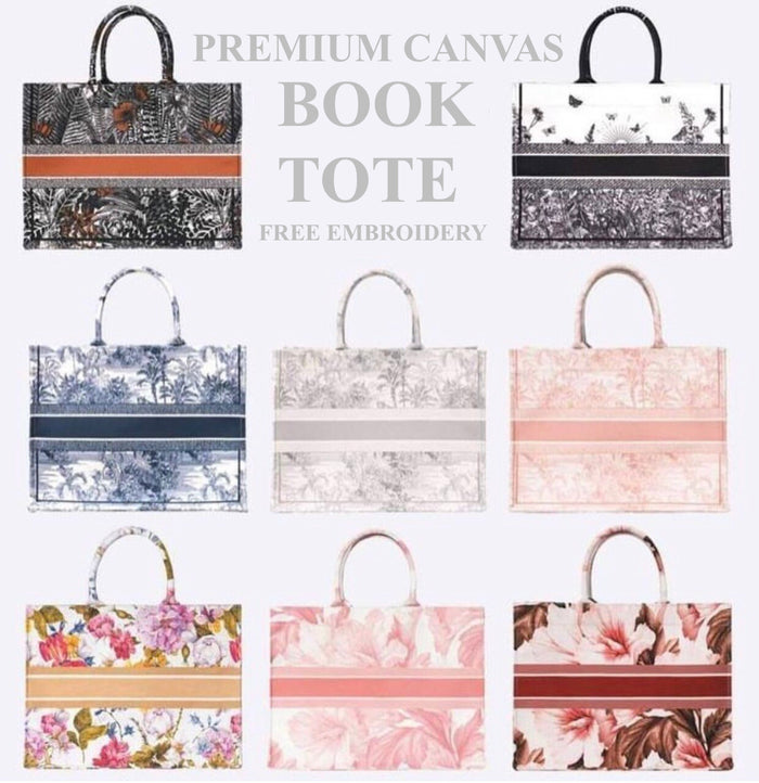 Premium Canvas Book Tote - Travellers Hat Boutique