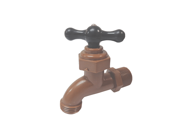 PVC Garden Tap 1/2 inch, Ideally for Outdoor, Washing Machine, Construction - 23368 MEGA
