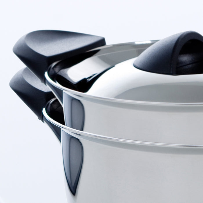 Q-linair Classic dekselknop 16-24 cm zwart stapelbaar