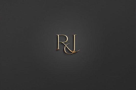 R & J - Letter Logo Design | Instant Download | Premade Logo | Wedding Logo | Couple Logo