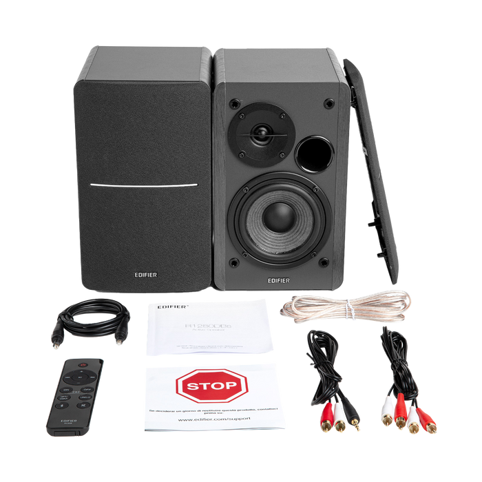 R1280DBs Powered Bluetooth Bookshelf Speakers(Certified Refurbished)
