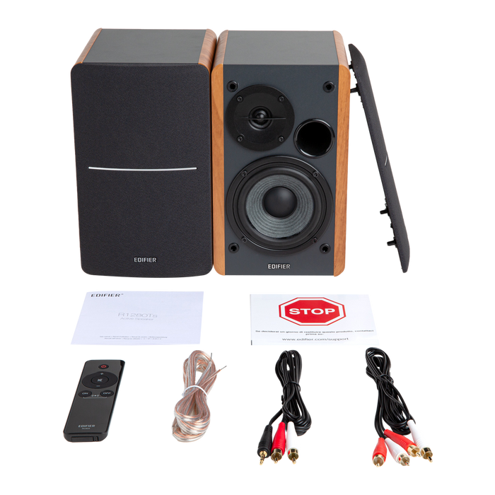 R1280Ts Powered Bookshelf Speakers (Certified Refurbished)
