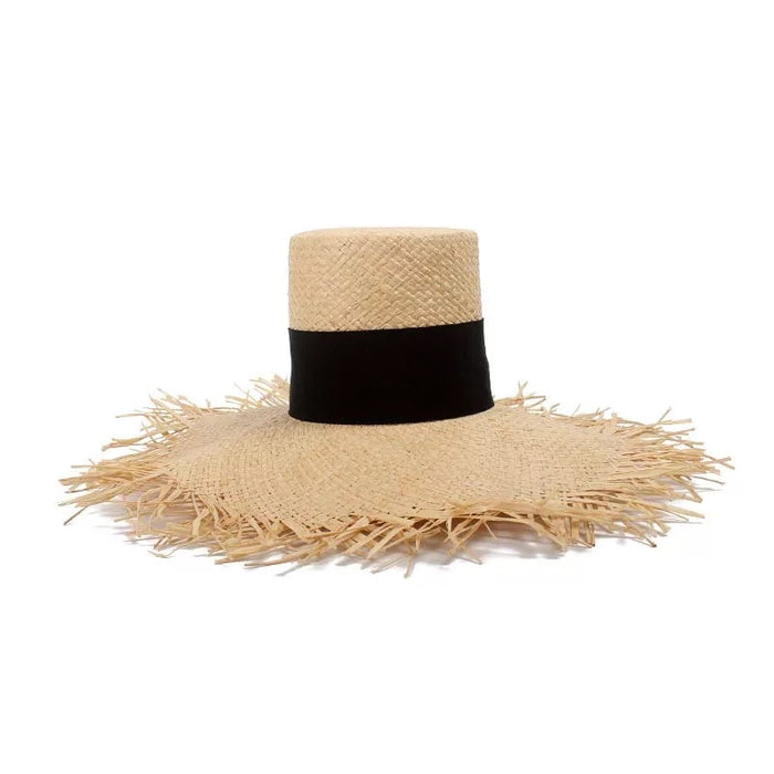 Raffia High Top Hat - Travellers Hat Boutique