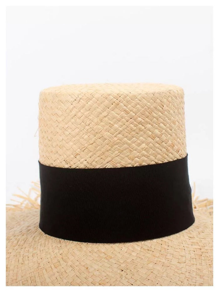 Raffia High Top Hat - Travellers Hat Boutique