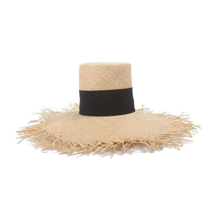 Raffia High Top Hat - Travellers Hat Boutique