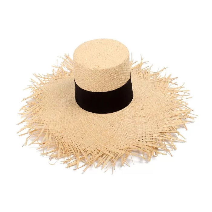 Raffia High Top Hat - Travellers Hat Boutique