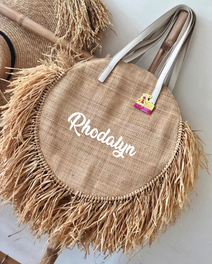 Raffia Round Bag - Travellers Hat Boutique