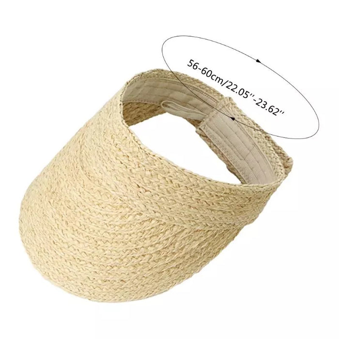 Raffia Sunvisor - Travellers Hat Boutique