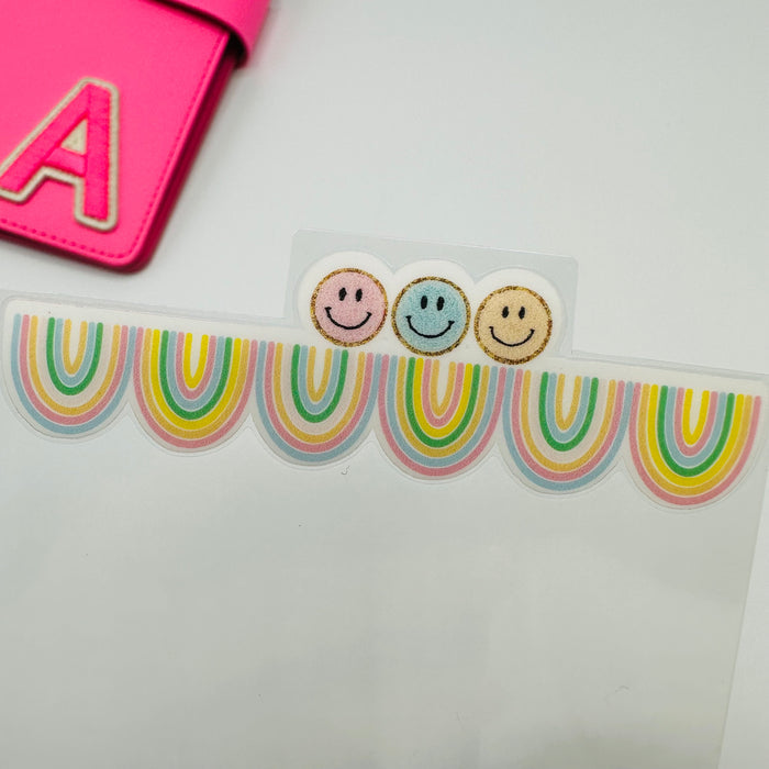 Rainbow Border Dividers - SIDE TABS