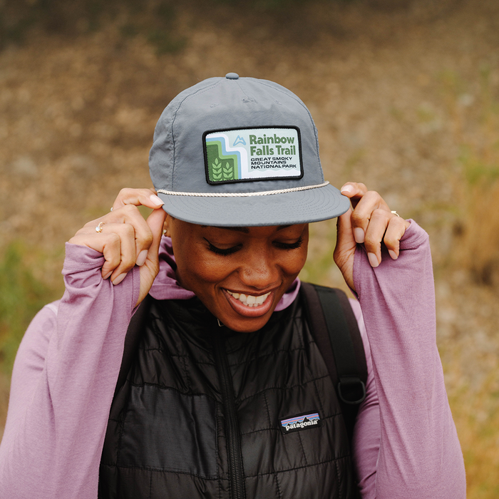 Rainbow Falls Trailhead Hat - Great Smoky Mountains National Park Headwear AllTrails Gear Shop