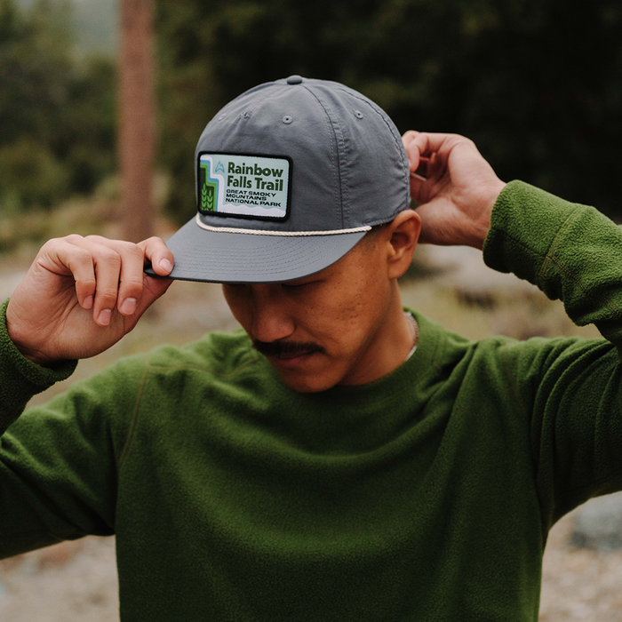 Rainbow Falls Trailhead Hat - Great Smoky Mountains National Park Headwear AllTrails Gear Shop