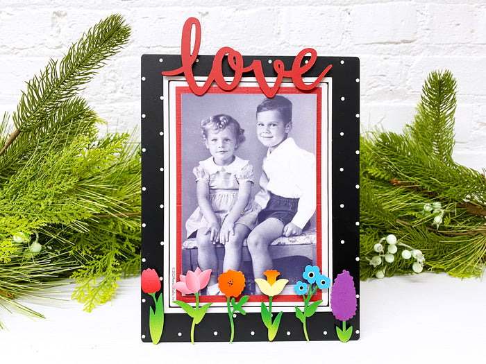 Rainbow Flower Stem Magnets S/6