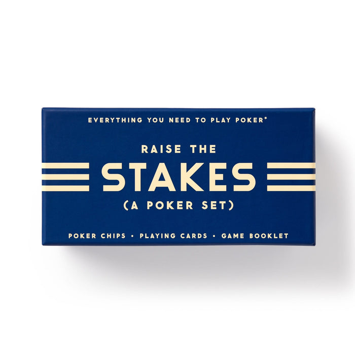 Raise The Stakes Poker Game Set Card Games Brass Monkey