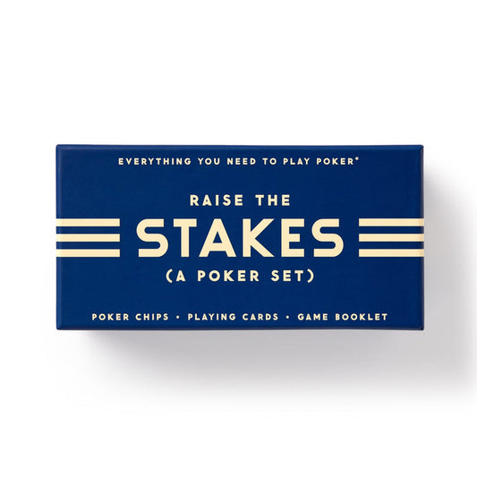 Raise The Stakes Poker Game Set Card Games Brass Monkey