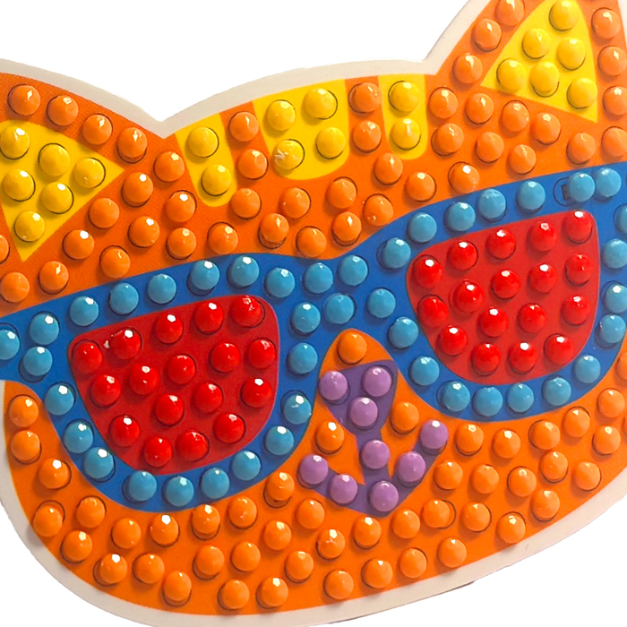 Razzle Dazzle Mini DIY Gem Sticker Kit - Happy Stuff - 8 Stickers