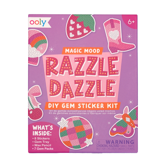 Razzle Dazzle Mini DIY Gem Sticker Kit - Magic Mood - 8 Stickers