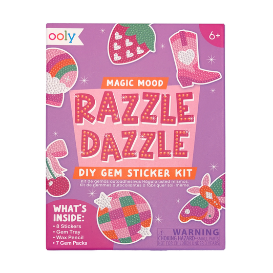Razzle Dazzle Mini DIY Gem Sticker Kit - Magic Mood - 8 Stickers