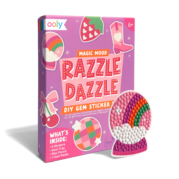 Razzle Dazzle Mini DIY Gem Sticker Kit - Magic Mood - 8 Stickers