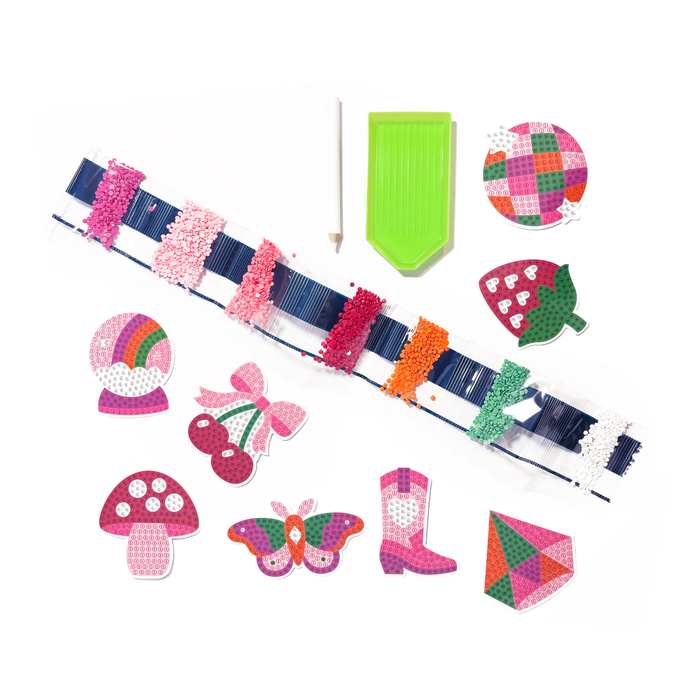 Razzle Dazzle Mini DIY Gem Sticker Kit - Magic Mood - 8 Stickers