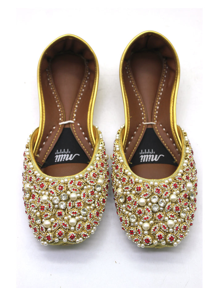 Red Fancy Khussa For Bride
