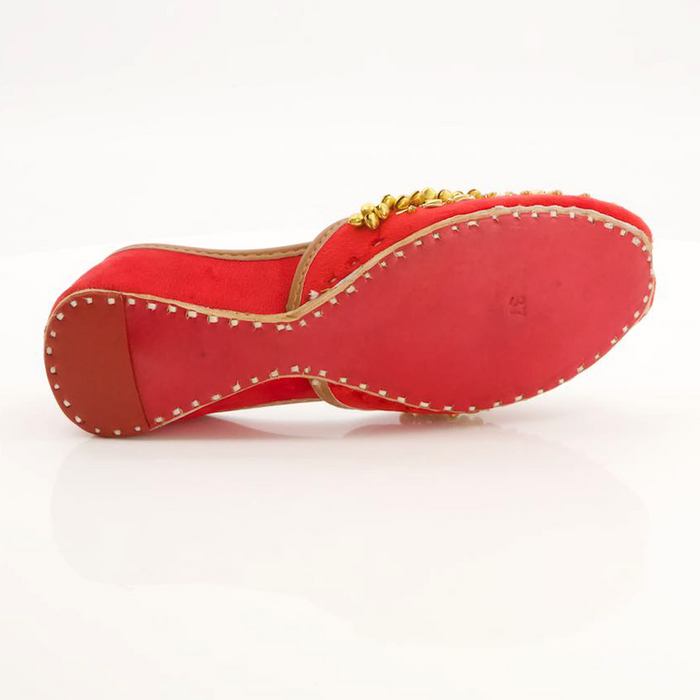 Red Fancy Khussa for women