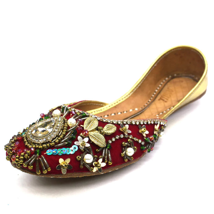 Red Fancy Khussa