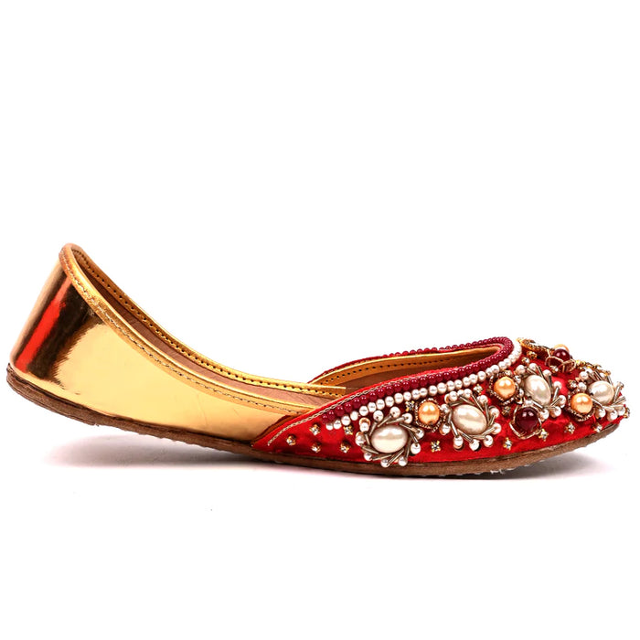 Red Fancy Khussa